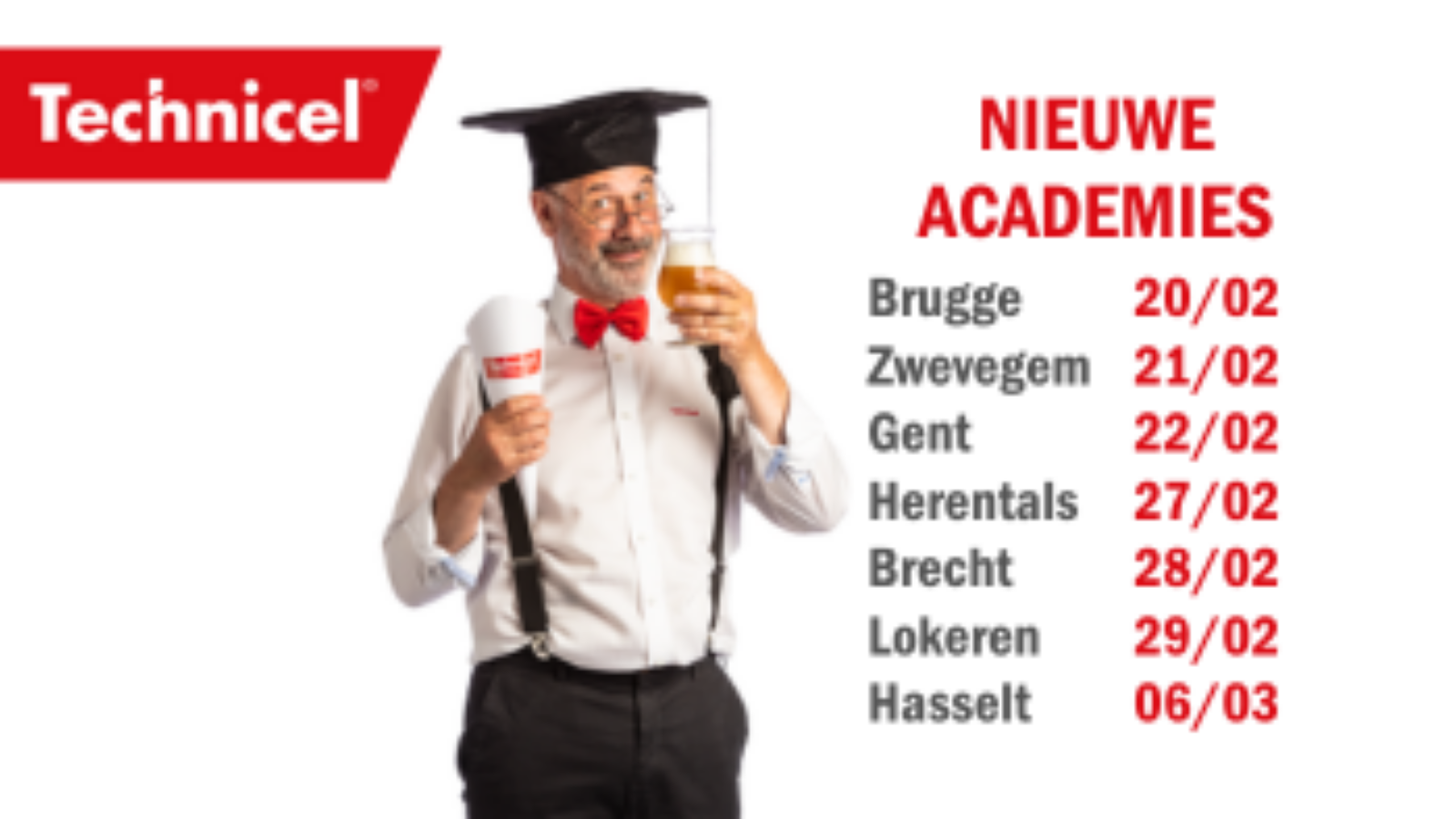 Uitnodiging Technicel Academy voorjaar 2024