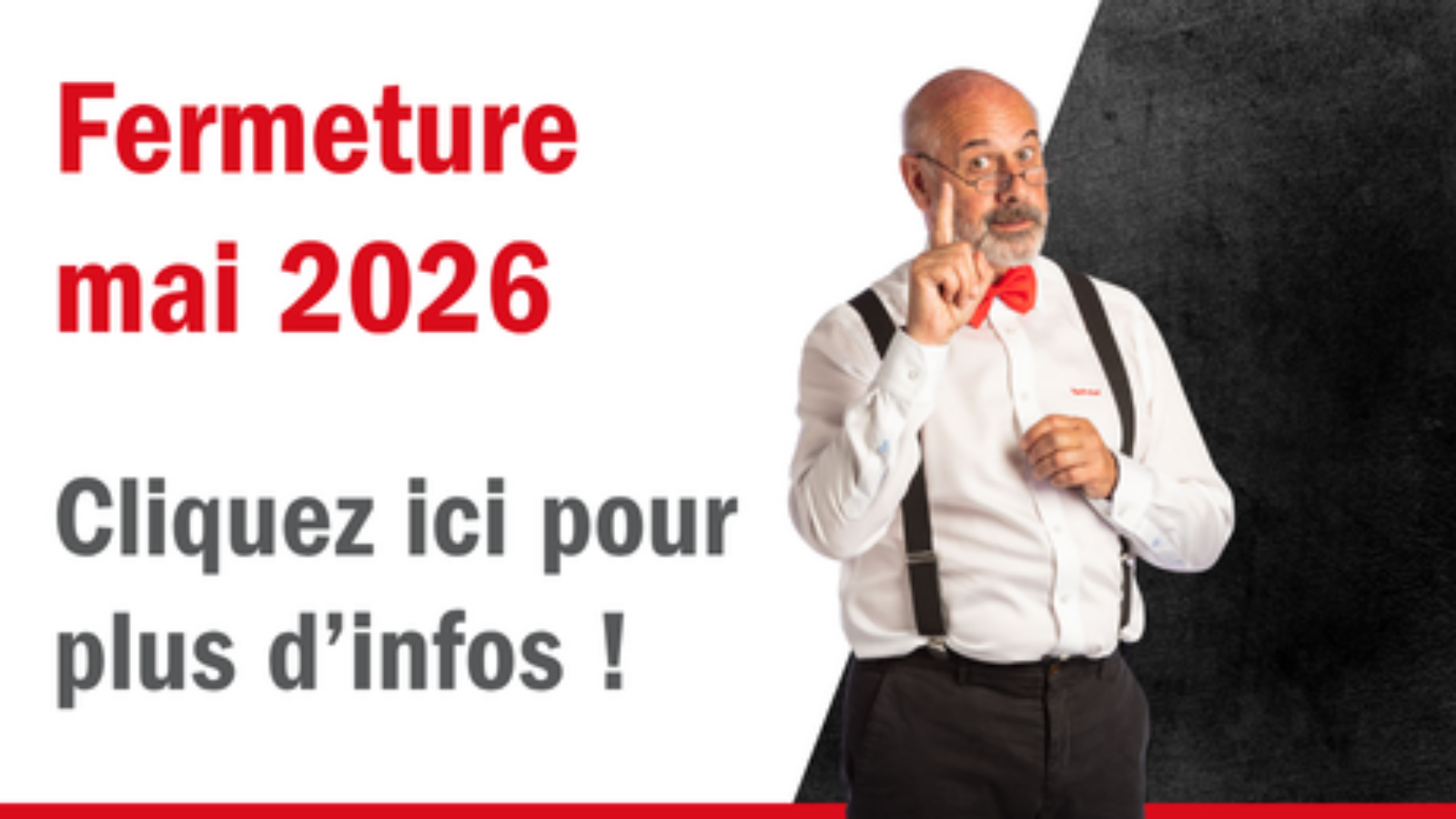 Jours de fermeture mai 2026